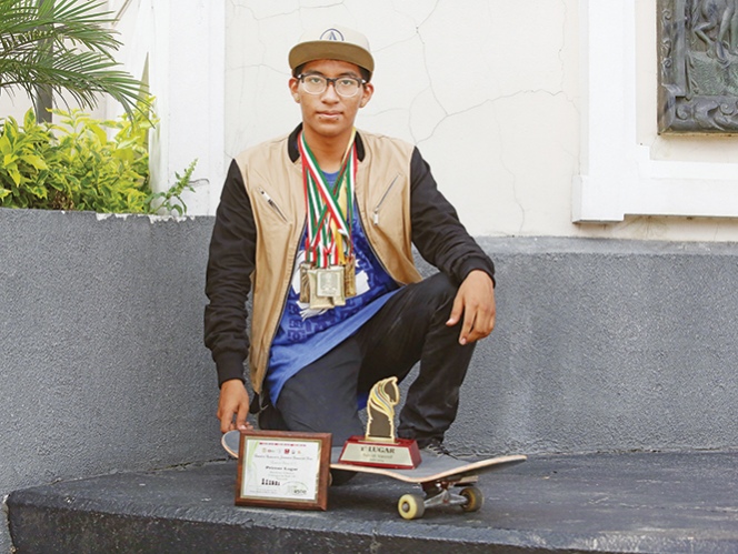 Jesus Flores es conocido en Facebook como Susho Skate Hoof. Foto: Elizabeth Velázquez Ramírez / Fotoarte Luis Flores