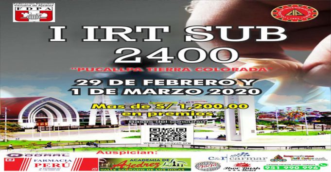 Perú.- I IRT Sub 2400 "Pucallpa Tierra Colorada" 29 feb y 1 mar 2020 ...