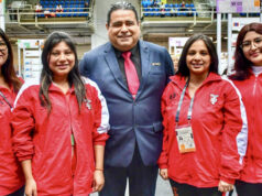 Equipo Femenino Peruano. Foto cortesía: Patricia Claros Aguilar