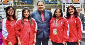 Equipo Femenino Peruano. Foto cortesía: Patricia Claros Aguilar