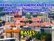 Campeonato Sudamericano Escolar Absoluto y Femenino 2025