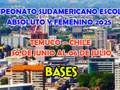 Campeonato Sudamericano Escolar Absoluto y Femenino 2025