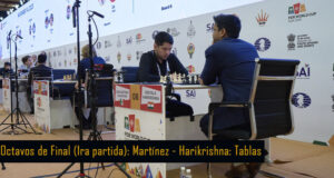 Octavos de Final (1ra partida): Martínez - Harikrishna: Tablas