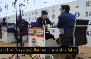 Octavos de Final (1ra partida): Martínez - Harikrishna: Tablas
