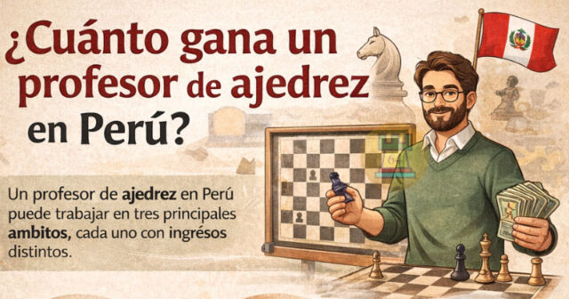 ¿Cuánto gana un profesor de ajedrez en Perú?