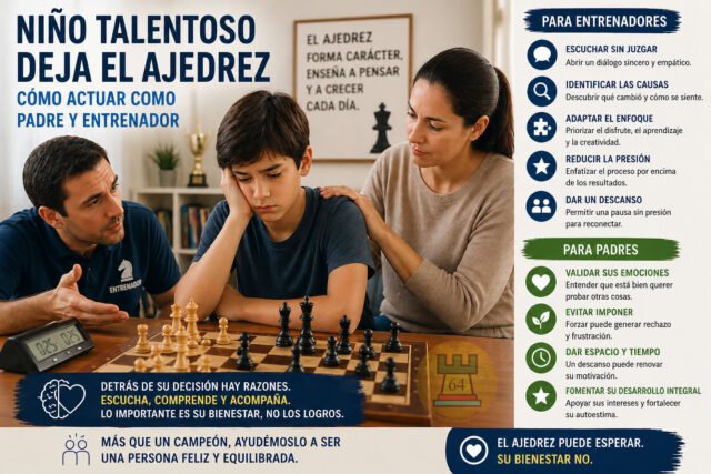 mi alumno deja el ajedrez