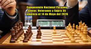 Campeonato Nacional Peruano Senior, Veteranos y Supra 35 empieza el 14 de Mayo