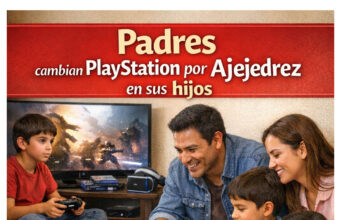 Padres cambian el PlayStation por el ajedrez