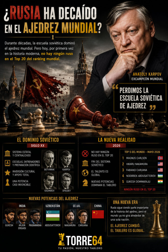 ¿Rusia ha perdido su dominio en el ajedrez mundial?