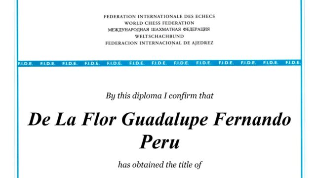 certificado instructor fide school