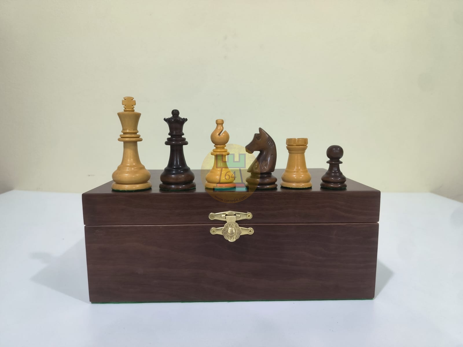 Set de Madera Alfa INCAISA: Tablero, Piezas, Cofre y Funda - Imagen 3