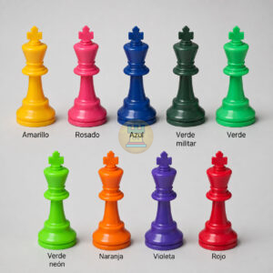 Piezas de Ajedrez de Colores