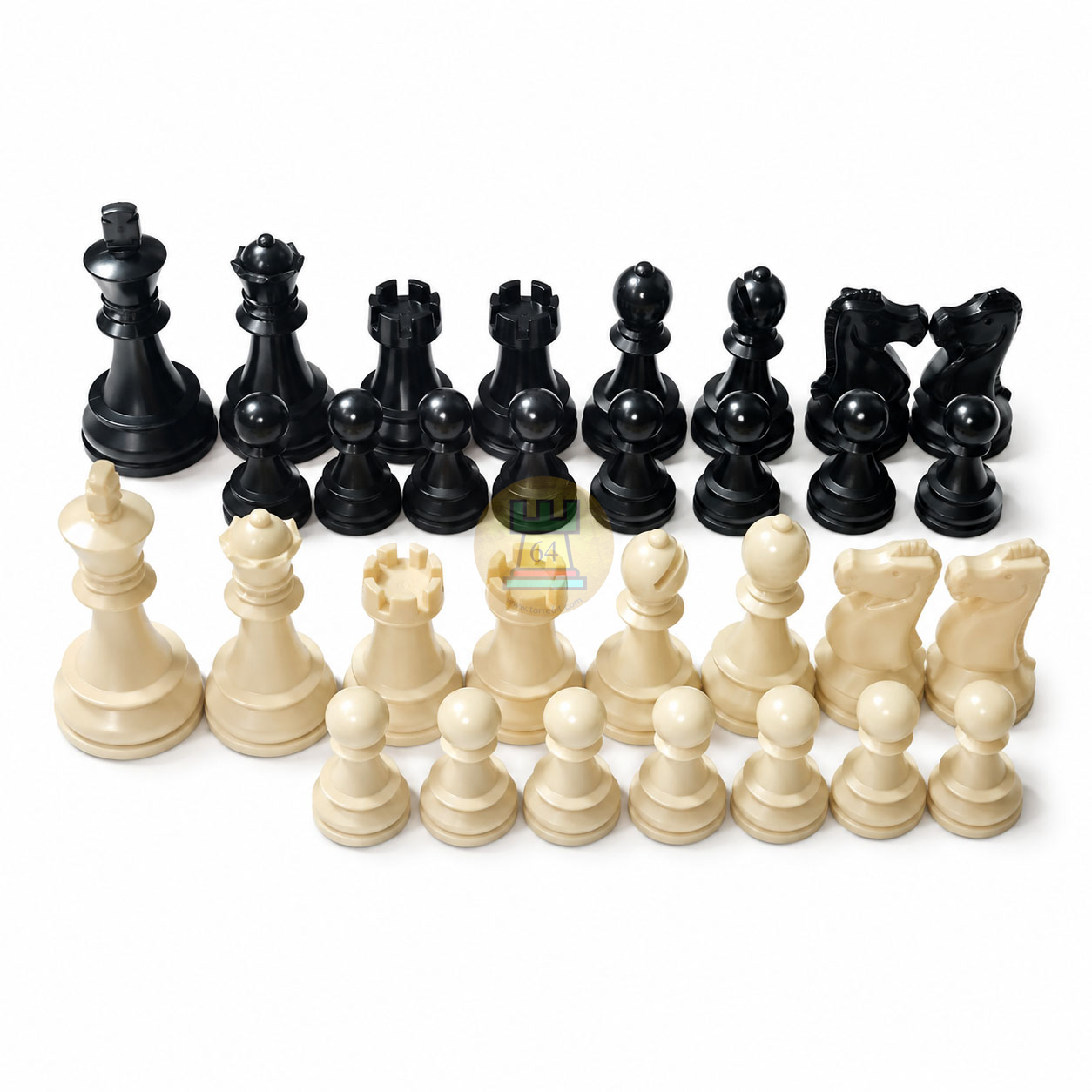 Piezas de ajedrez de plástico DGT de 9,5 cm - Imagen 3